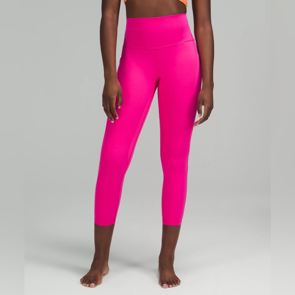 sonic pink lululemon leggings